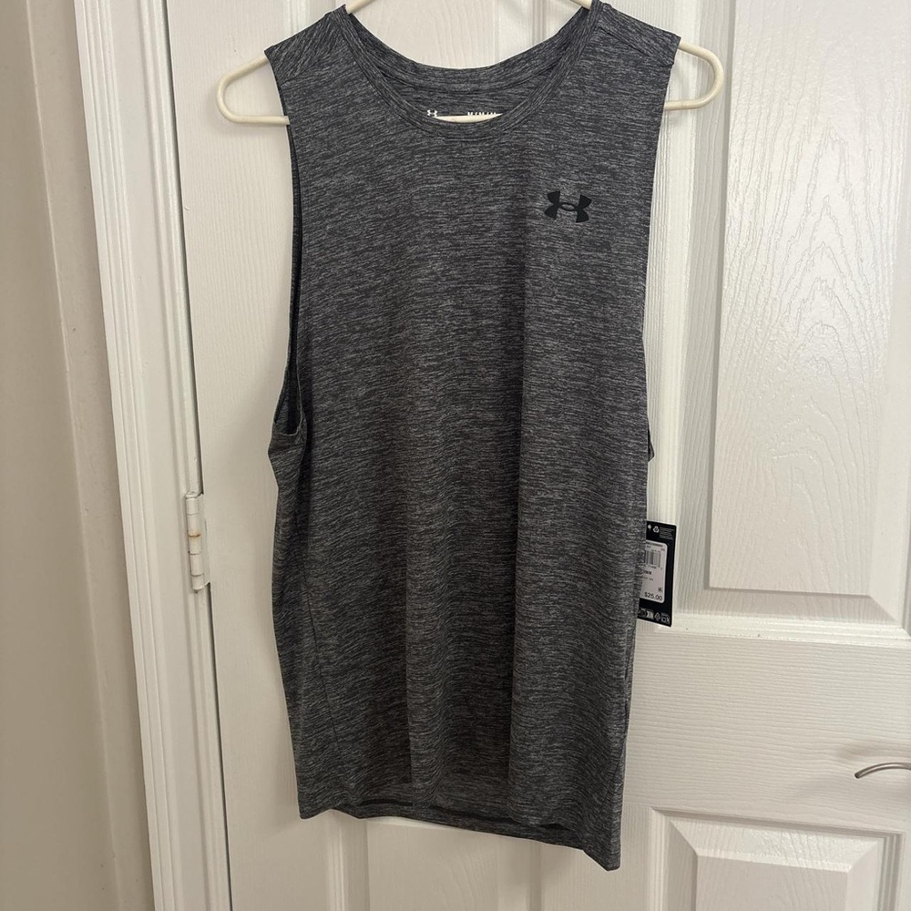 Under Armour Men’s Sleeveless Performance Tank - Heather Charcoal